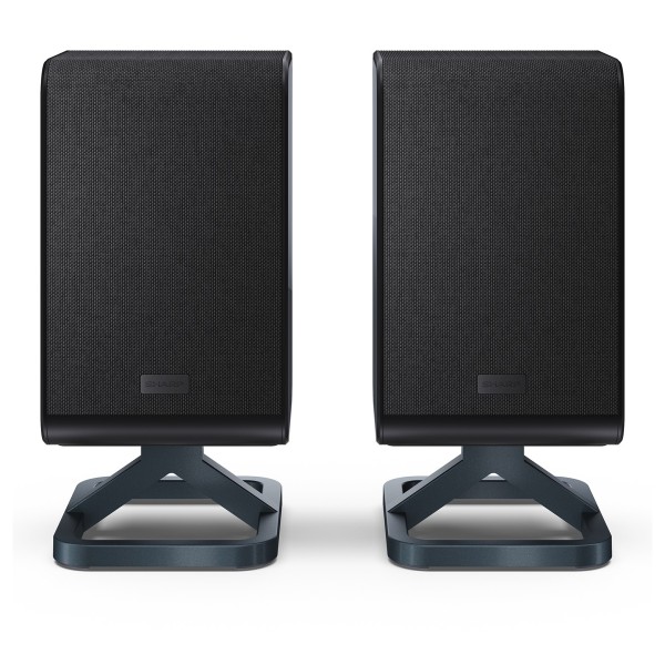SHARP HT-SPR52021 Wireless Rear Speaker, Black - front 