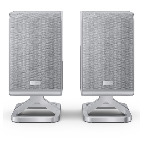SHARP HT-SPR52021 Wireless Rear Speaker, Silver fonrt 