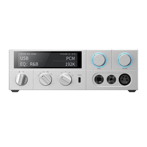 FiiO K15 Desktop DAC and Headphone Amplifier, Silver