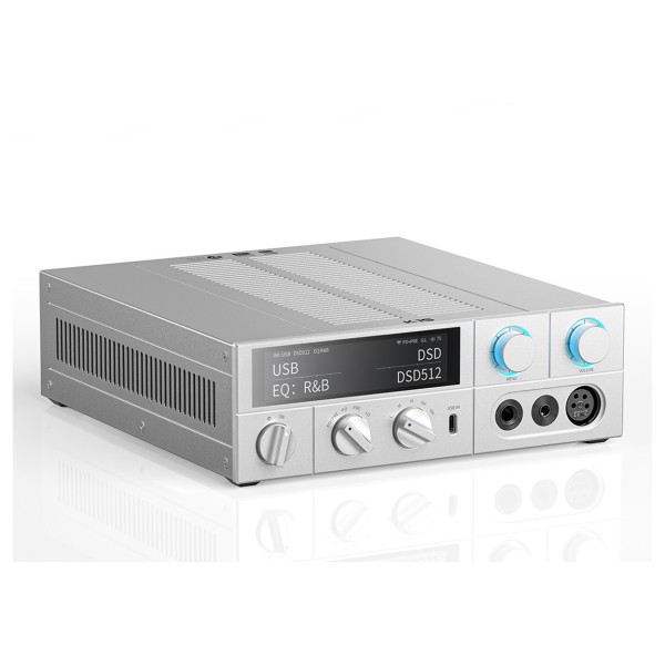 FiiO K15 Desktop DAC and Headphone Amplifier, Silver