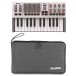 Akai Professional MPK Mini MK4 MIDI Keyboard, Grey with Subzero Bag