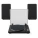 Kanto OBI3 Matte Black Turntable with AVCOM Active Speakers - Bundle