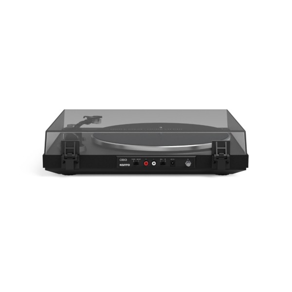 Kanto OBI3 Bluetooth Turntable, Black - Rear