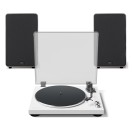 Kanto OBI3 Turntable with AVCOM Active Speakers, Matte White