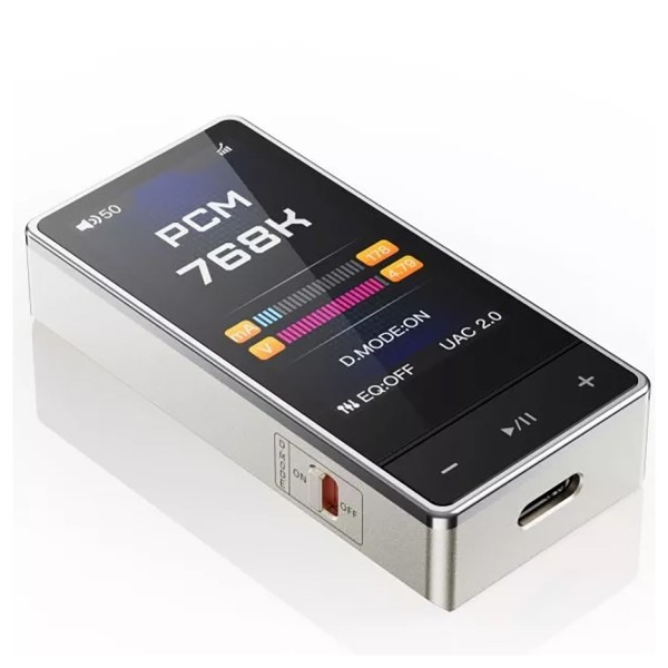 FiiO QX13 Portable DAC and Headphone Amplifier, Titanium Gold