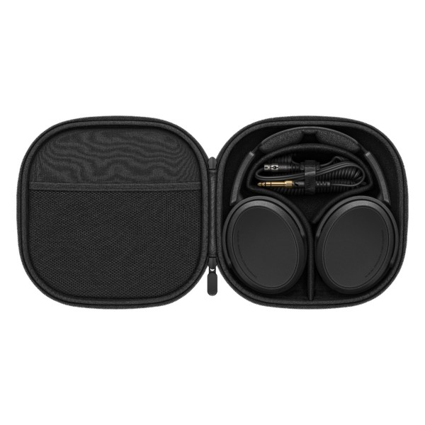 Sennheiser HD 480 Pro Closed Back Headphones Plus Case Open Front View