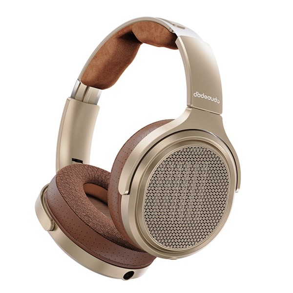 FiiO Jade Audio JT7 Open-Back Planar Headphones, Champagne Gold