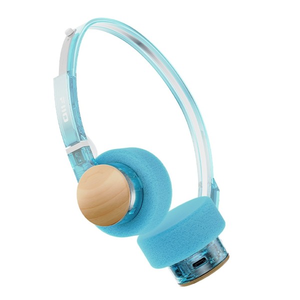 FiiO EH11 Bluetooth On-Ear Headphones, Cyan