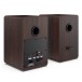 SHARP CP-SS30 Bookshelf Speakers (Pair), Brown - Rear view and connections
