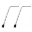 Gibraltar Heavy Duty Bass Drum Spurs No Mount Bracket, Pair