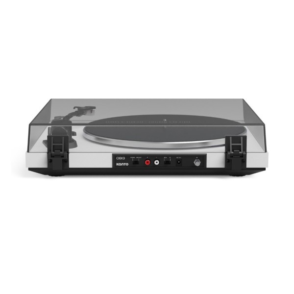Kanto OBI3 Bluetooth Record Player, White Matte - Rear