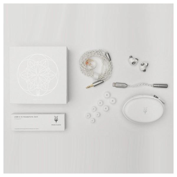 Meze Audio Alba Dynamic Driver In Ear Monitors - box contents 