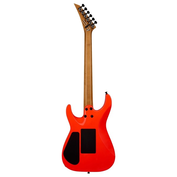 Jackson American Series Virtuoso, Streaked Ebony Fingerboard, Rocket Red - back