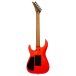 Jackson American Series Virtuoso, Streaked Ebony Fingerboard, Rocket Red - back