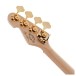 Sandberg California II V-TM Ida Nielsen signature Bass, Soft Aged Custom Pink - back of headstock