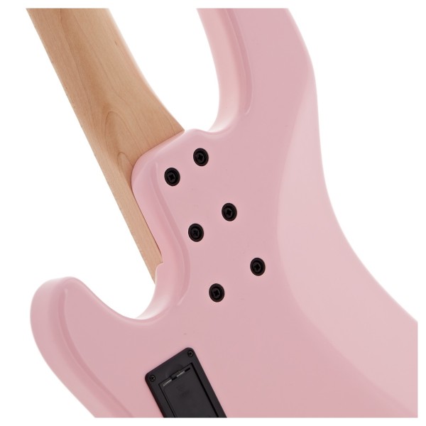 Sandberg California II V-TM Ida Nielsen signature Bass, Soft Aged Custom Pink - neck joint