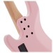 Sandberg California II V-TM Ida Nielsen signature Bass, Soft Aged Custom Pink - neck joint