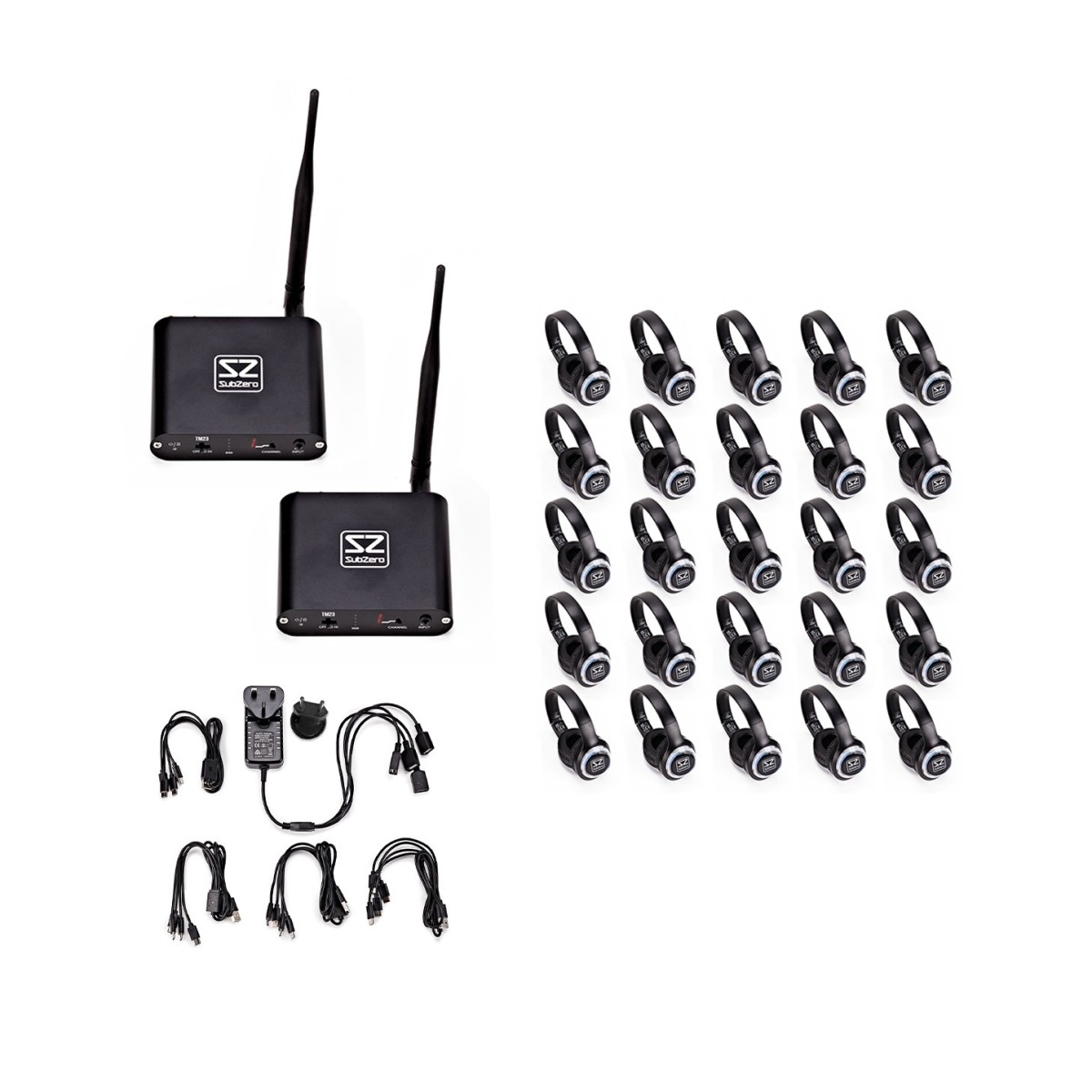 Click to view product details and reviews for Subzero Uhf Silent Disco System 25 Pack.