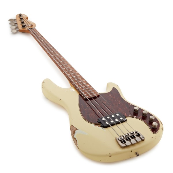 Sandberg California VM 4-String, Hardcore Aged Creme - angled shot