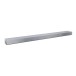Sharp Q Range Soundbar 5.1.2 Channel Soundbar with Wireless Subwoofer, Silver- bar angle