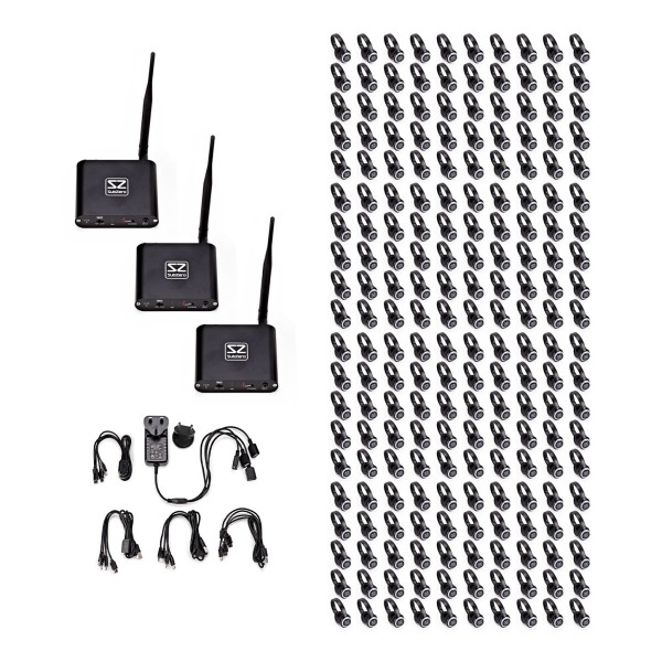 SubZero UHF Silent Disco System, 200 Pack