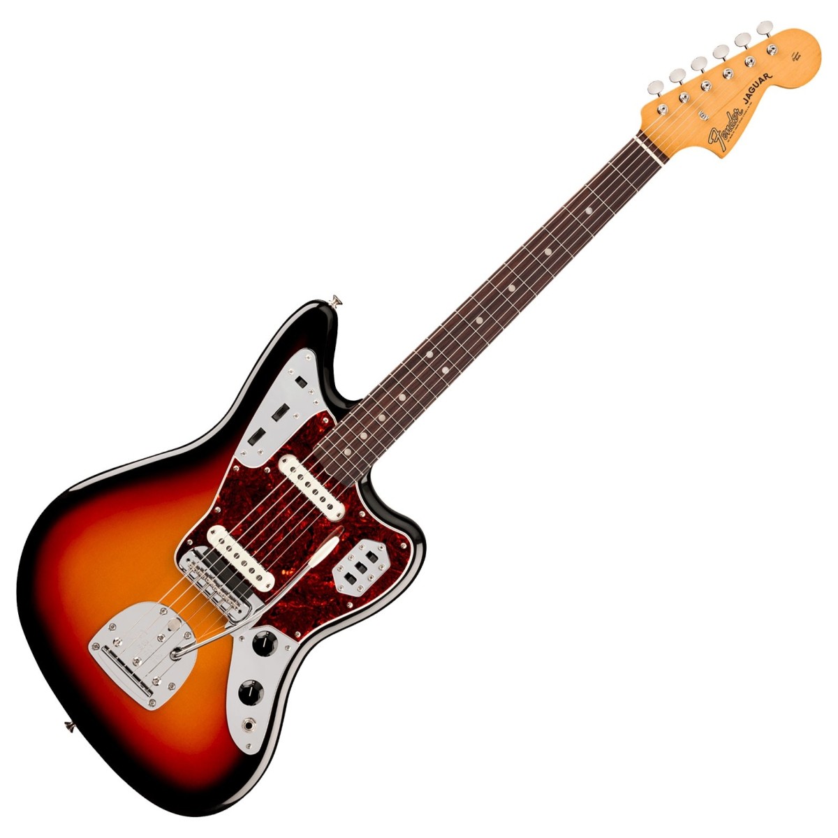Click to view product details and reviews for Fender Vintera Iii Mid 60s Jaguar Rw 3 Color Sunburst.