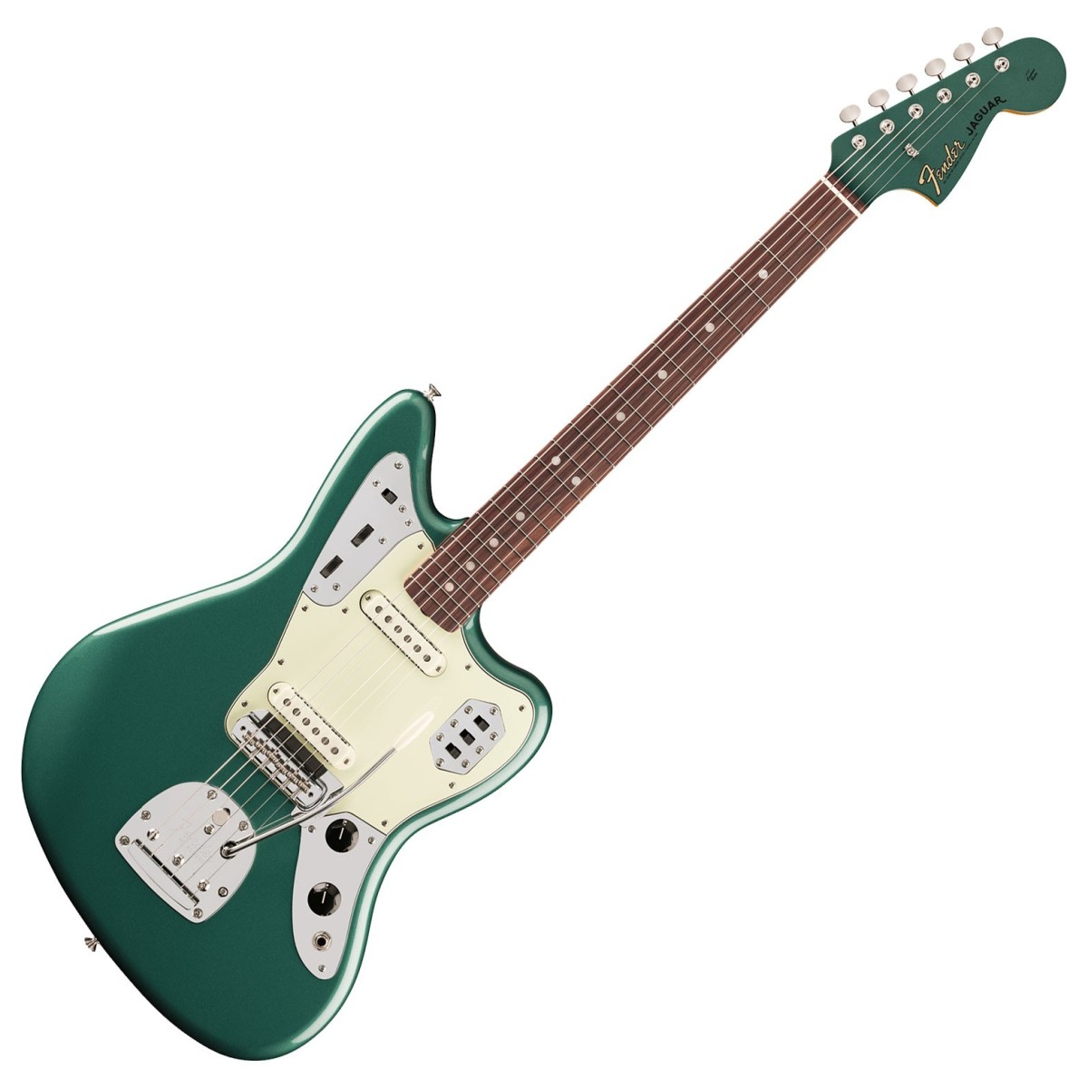 Click to view product details and reviews for Fender Vintera Iii Mid 60s Jaguar Rw Sherwood Green Metallic.