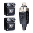 Xvive U45R2 5.8GHz Wireless In-Ear Monitor System with 2 Receivers, Black