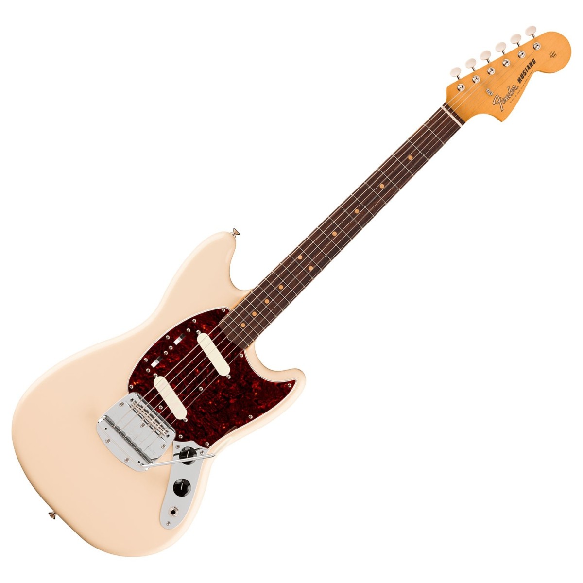 Click to view product details and reviews for Fender Vintera Iii Mid 60s Mustang Rw Olympic White.