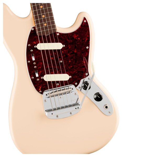 Fender Vintera III Mid '60s Mustang RW, Olympic White - hardware