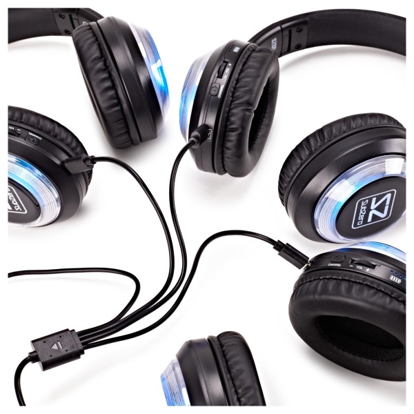 SubZero UHF Silent Disco System, 200 Pack