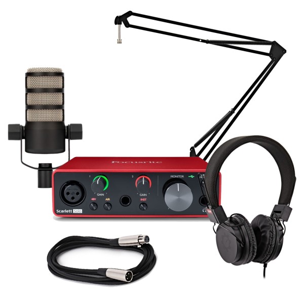 Rode Podmic Solo Podcasting Kit - Bundle