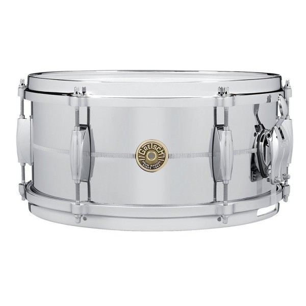 Gretsch USA 13" x 6" Chrome Over Brass, Snare Drum