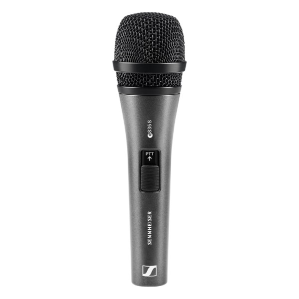 Sennheiser e835 PTT Dynamic Handheld Cardioid Microphone with Push-to-talk