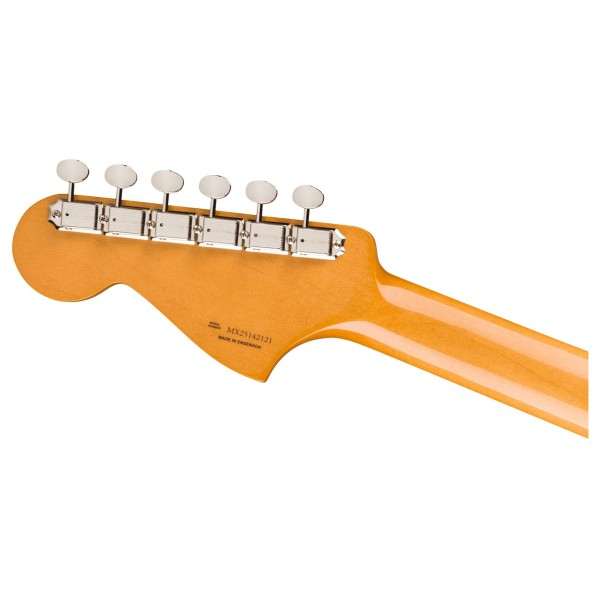 Fender Vintera III Early '60s Bass VI RW, Olympic White - back of headstock