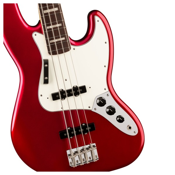 Fender Vintera III Early '70s Jazz Bass RW, Candy Apple Red - hardware