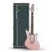 Hartwood Charger Electric Guitar & Hard Case, Strawberry Milkshake