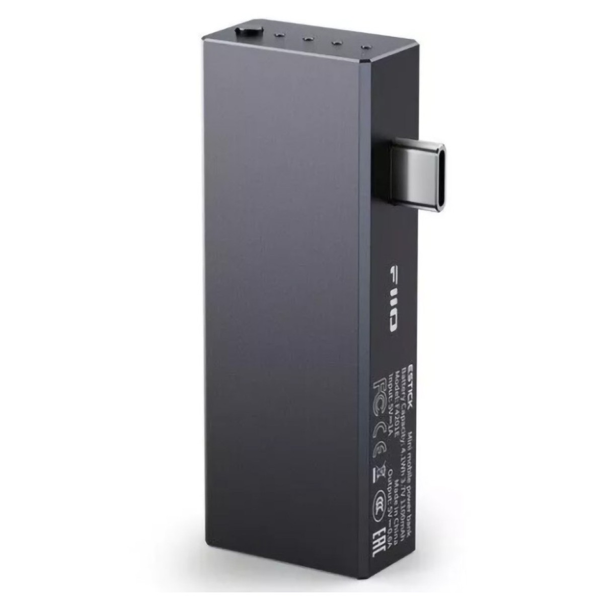 FiiO E-Stick Backup Battery For Portable Dac/Amp Black