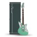 Hartwood Charger Electric Guitar & Hard Case, Peppermint Green