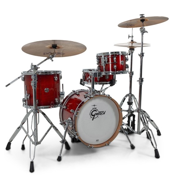 Gretsch Catalina Club 16'' Shell Pack With Snare, Gloss Crimson Burst