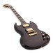 Gibson SG Supreme, Translucent Ebony Burst #221140497 - angled shot