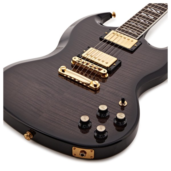 Gibson SG Supreme, Translucent Ebony Burst #221140497 - body