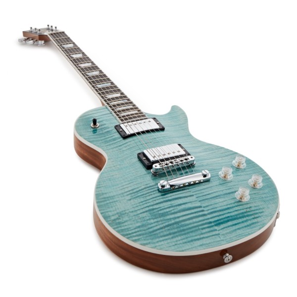 Gibson Les Paul Modern Figured, Seafoam Green #233050002 - angled shot