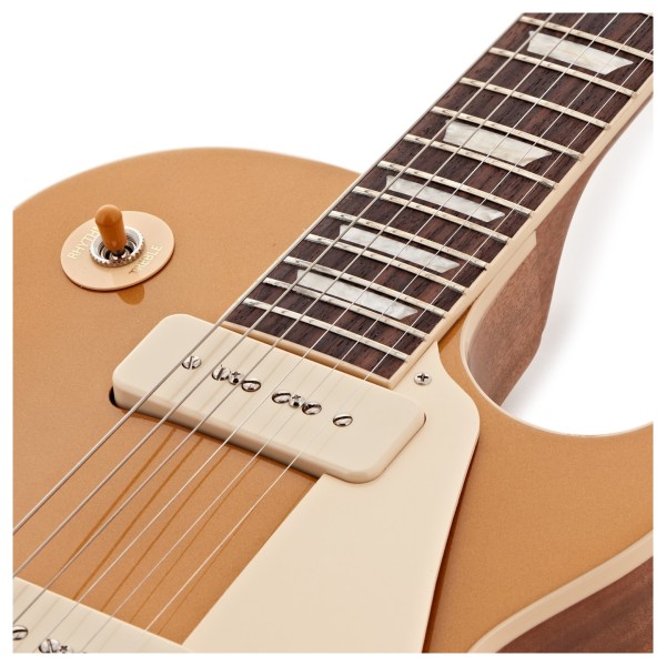 Gibson Les Paul Standard 50s P90, Gold Top #233550059 - upper frets