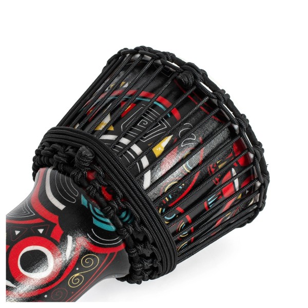 Percussion Plus Slap Djembe, Rope Tuned, 7 inch, Carnival 3