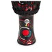 Percussion Plus Slap Djembe, Rope Tuned, 7 inch, Carnival 7