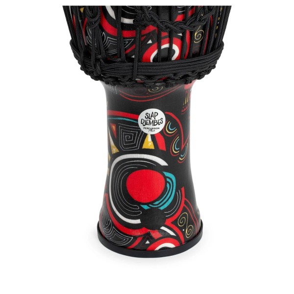 Percussion Plus Slap Djembe, Rope Tuned, 10 inch, Carnival 7