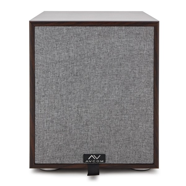 AVCOM 8" Active Subwoofer, Walnut