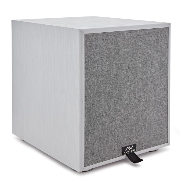 AVCOM 10" Active Subwoofer, White