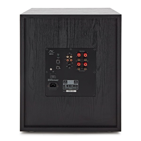 AVCOM 12" Active Subwoofer, Black